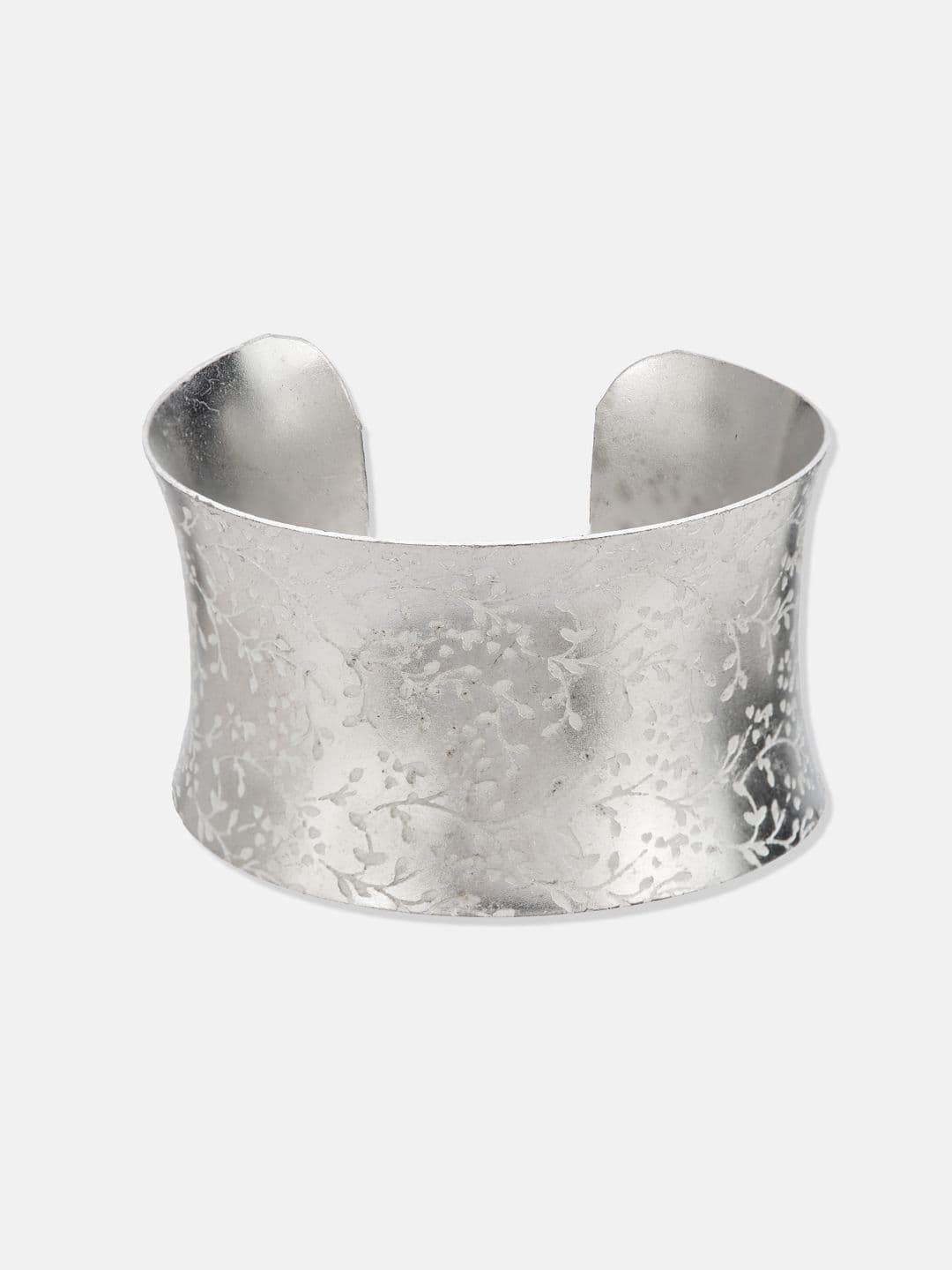 ATIBELLE Women 2 Brass Silver-Plated Wraparound Bracelet thumbnail 5