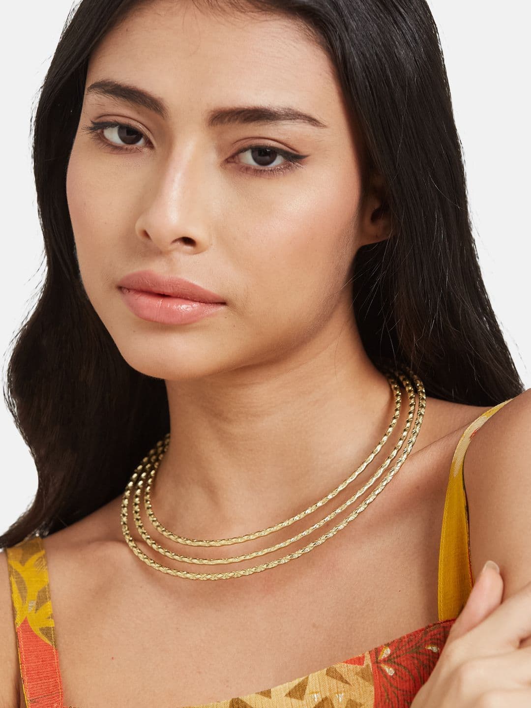 ATIBELLE Gold-Plated Layered Necklace - Image 1