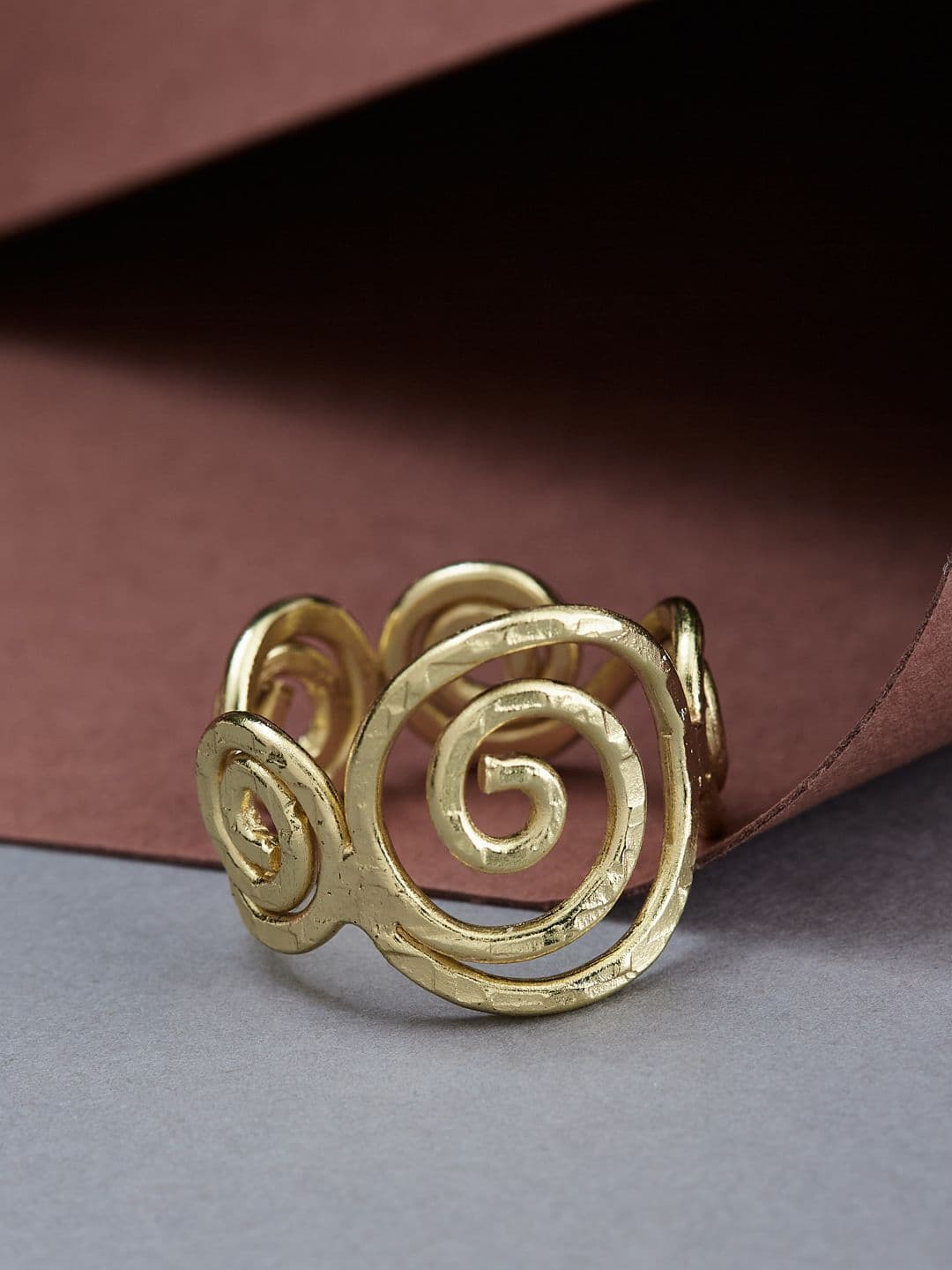 ATIBELLE Gold-Plated Finger Ring - Image 1