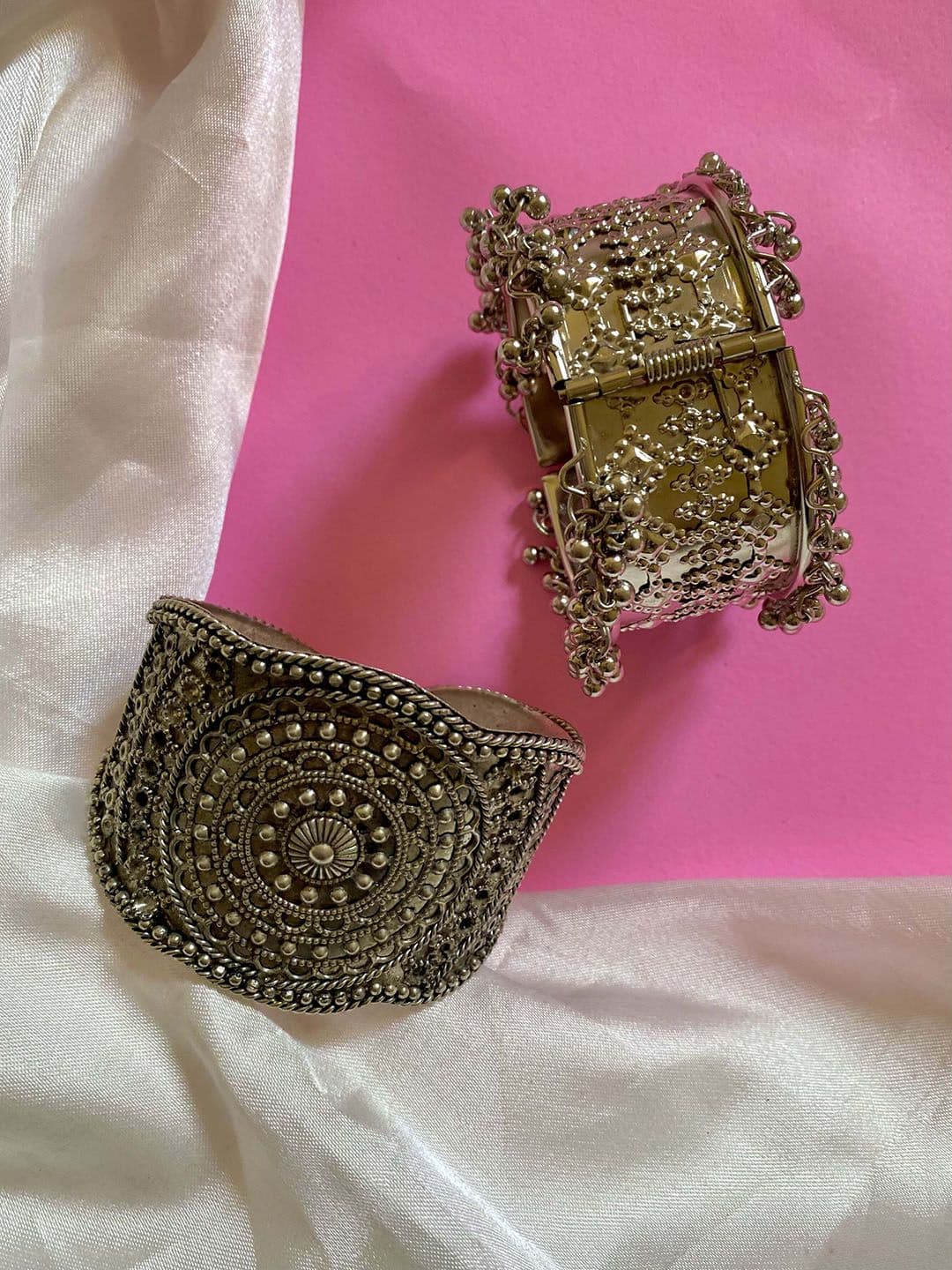 ATIBELLE Set Of 2 Gold-Plated Bangles - Image 1