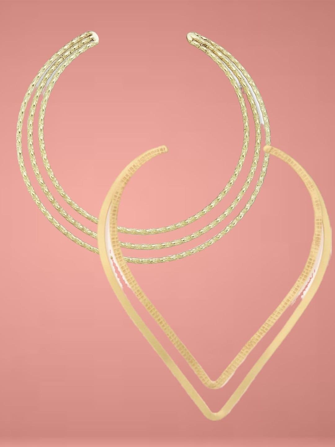 ATIBELLE Set Of 2 Gold-Plated Necklace - Image 1
