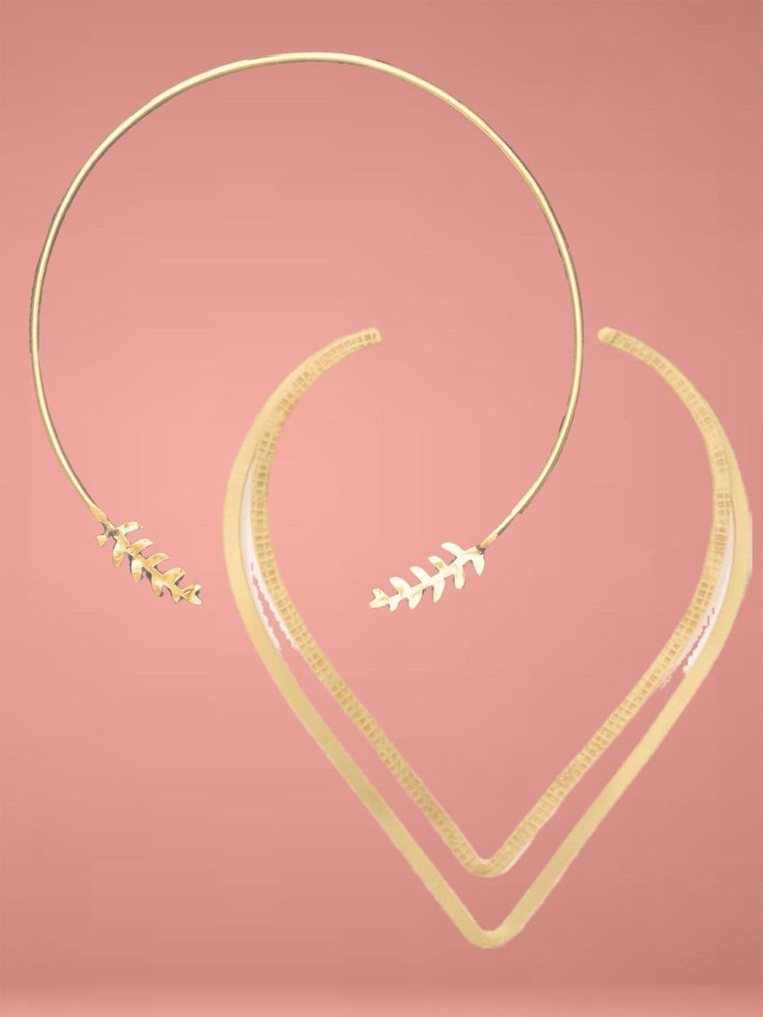 ATIBELLE Brass Gold-Plated Necklace - Image 1
