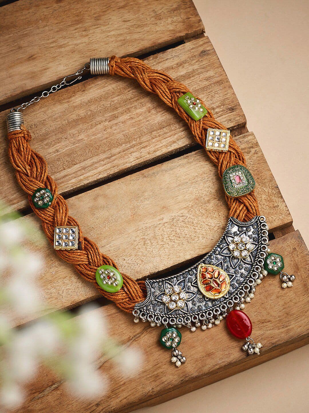 ATIBELLE German Silver-Plated Necklace - Image 1