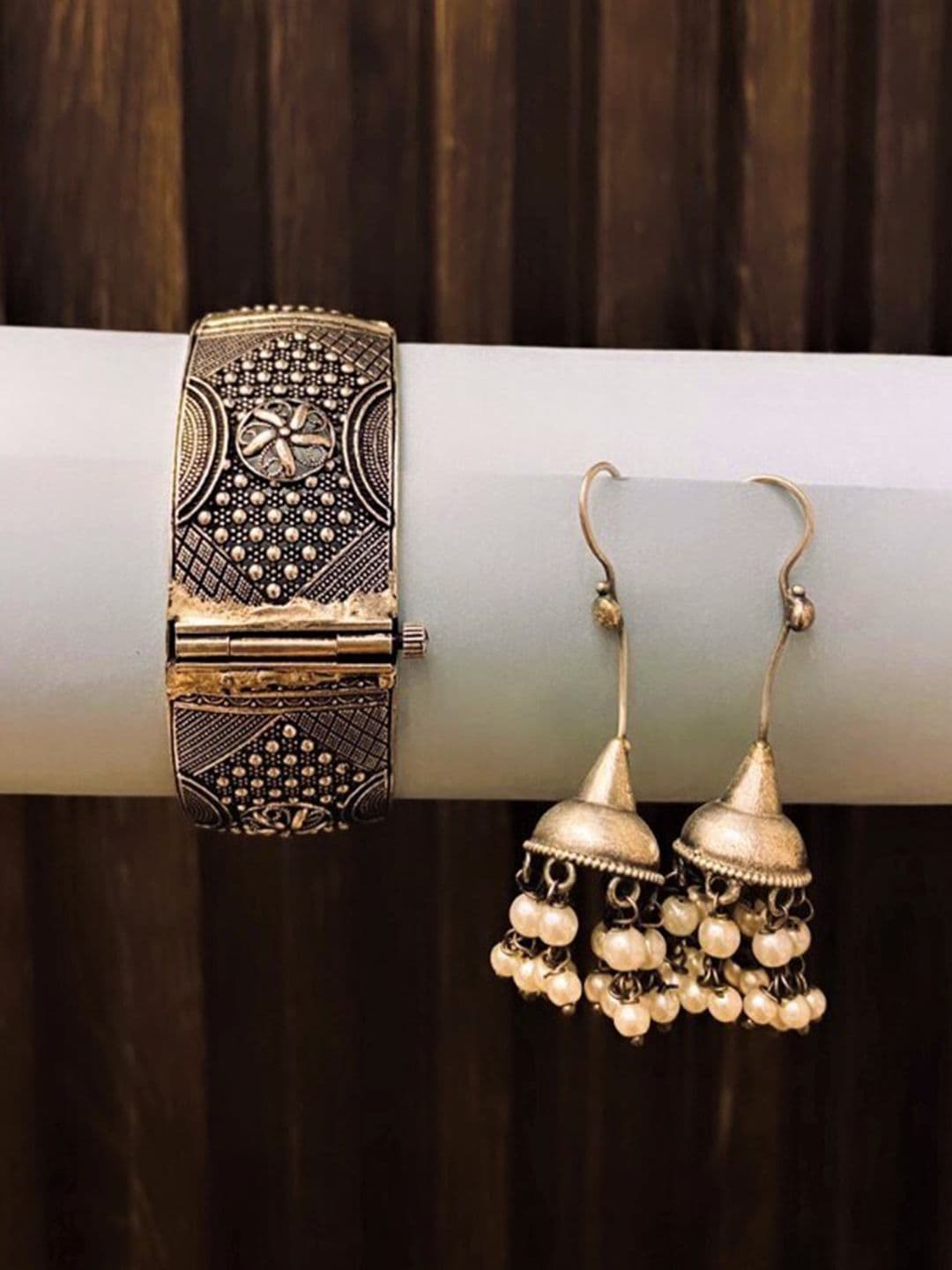 ATIBELLE Silver-Plated Beaded Jewellery Set - Image 1