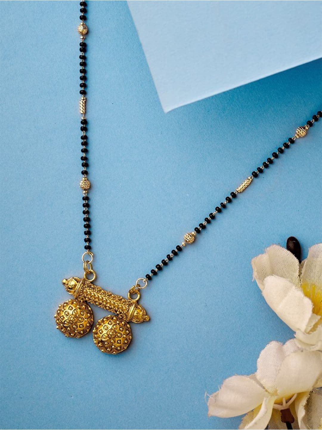 ATIBELLE Gold-Plated Beaded Vatti Mangalsutra - Image 1