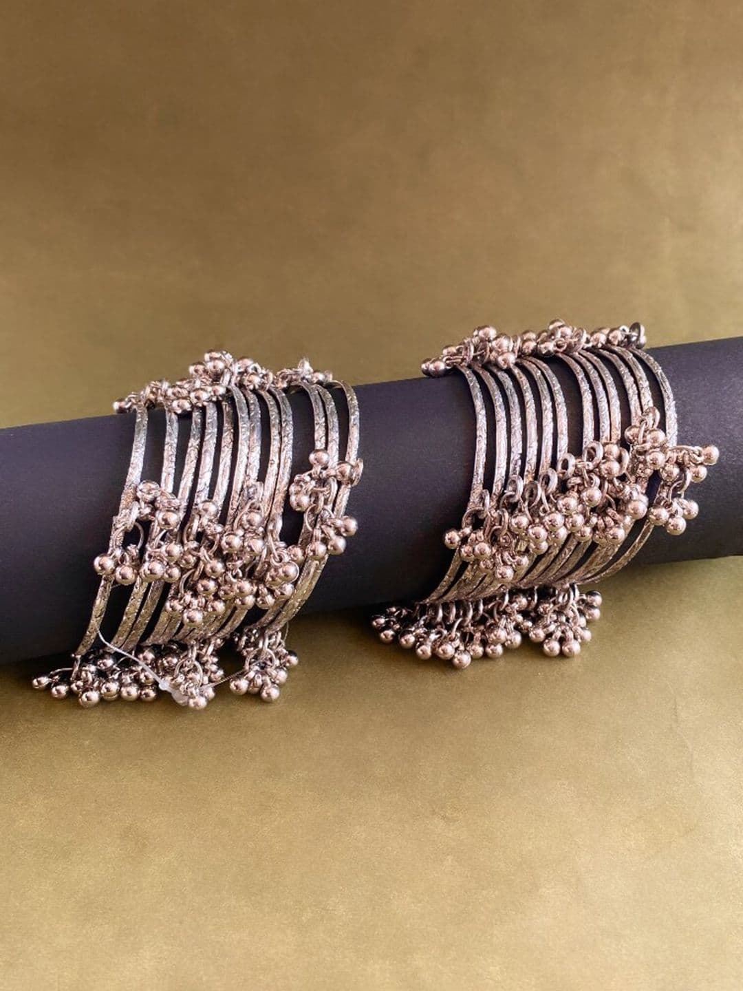 ATIBELLE Set of 24 German Silver Plated German Silver Bangles - Image 1