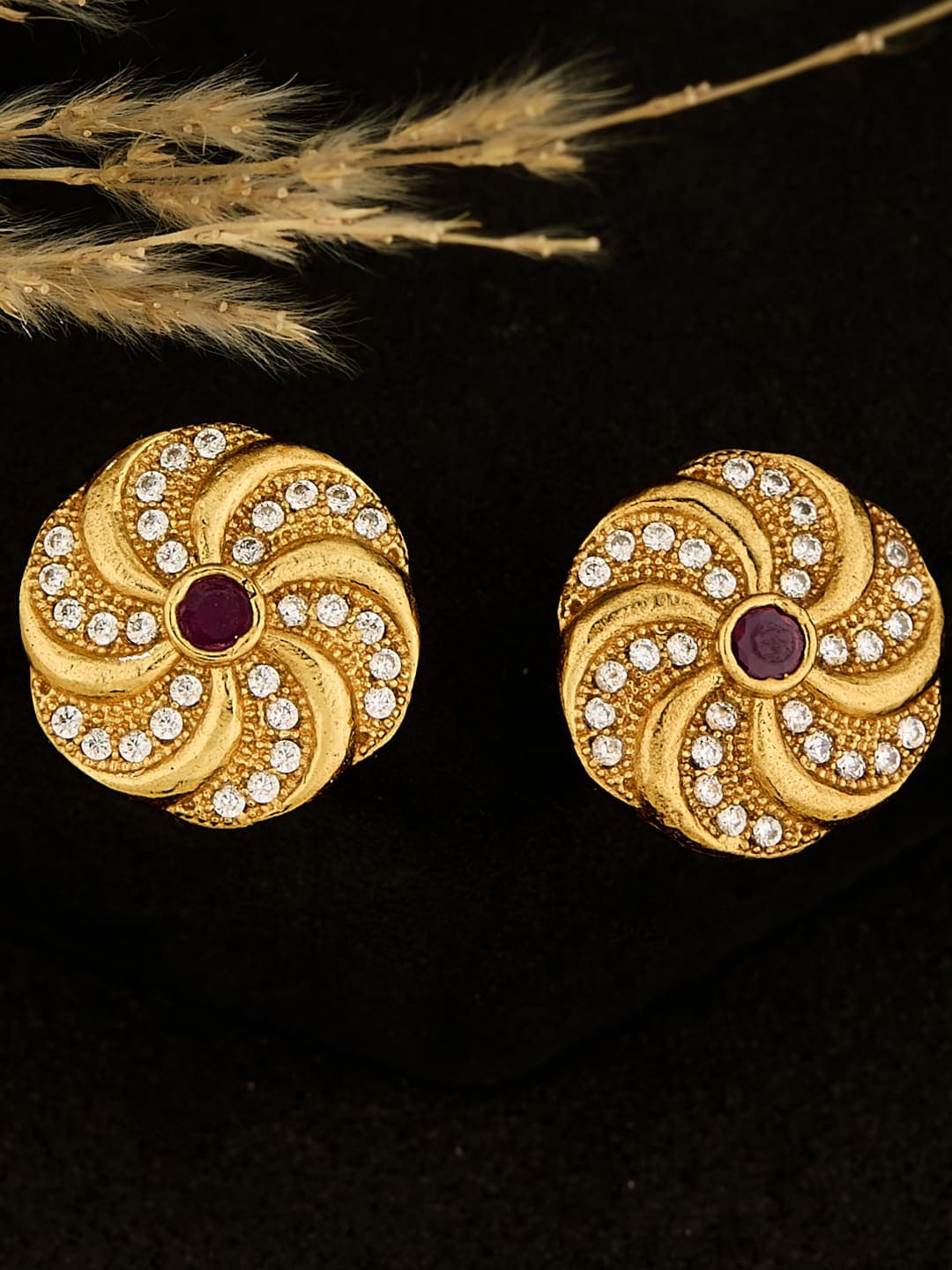 ATIBELLE Contemporary Studs Earrings - Image 1