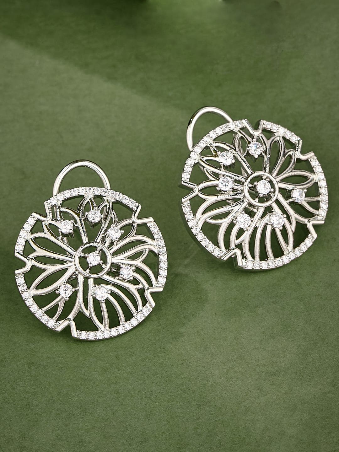 ATIBELLE Contemporary Drop Earrings - Image 1