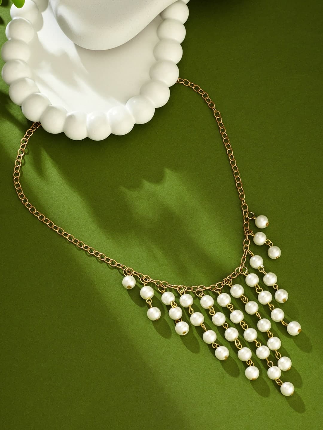ATIBELLE Brass Gold-Plated Necklace - Image 1